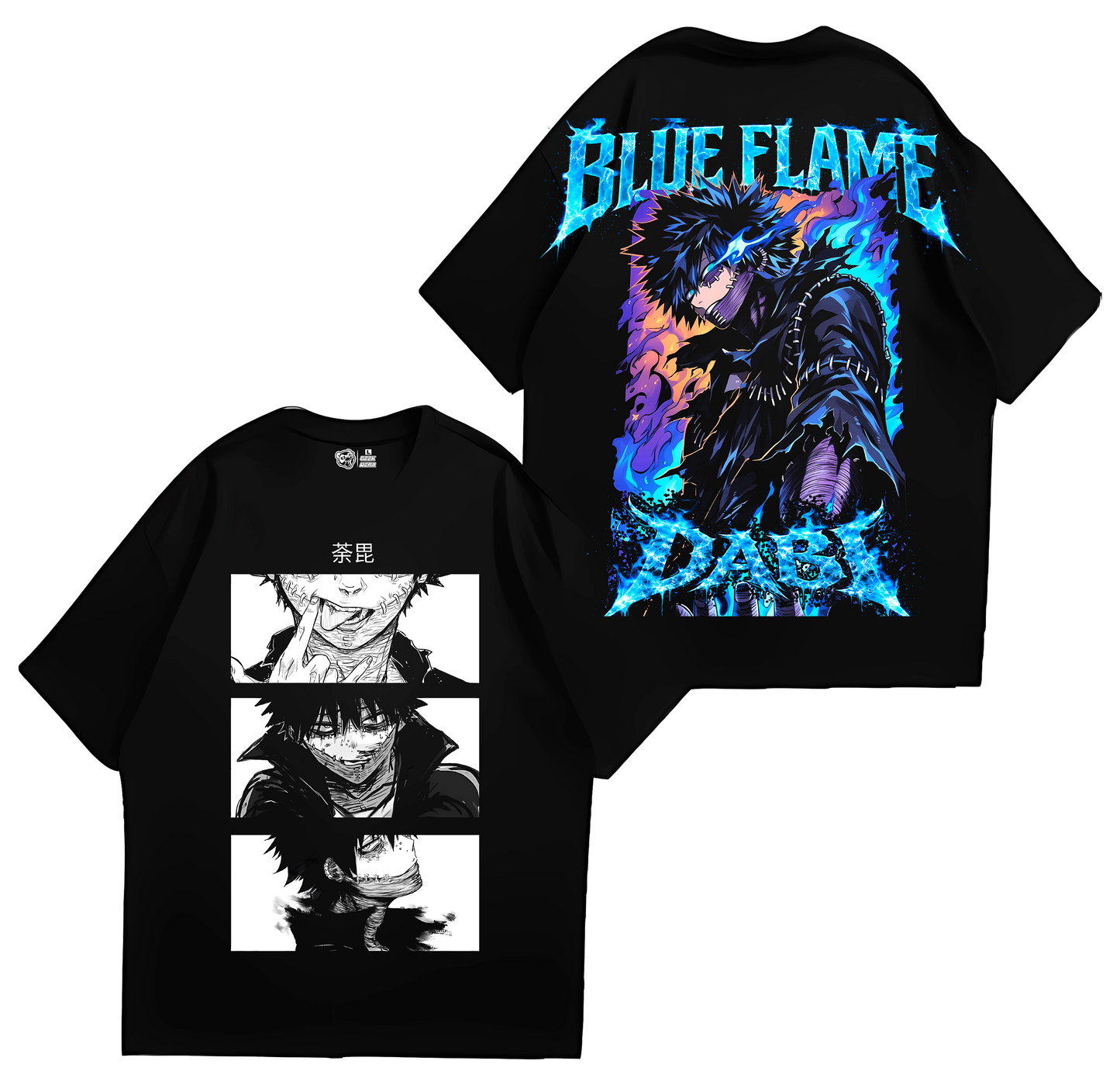 OVERSIZE BLUE FLAME DABI