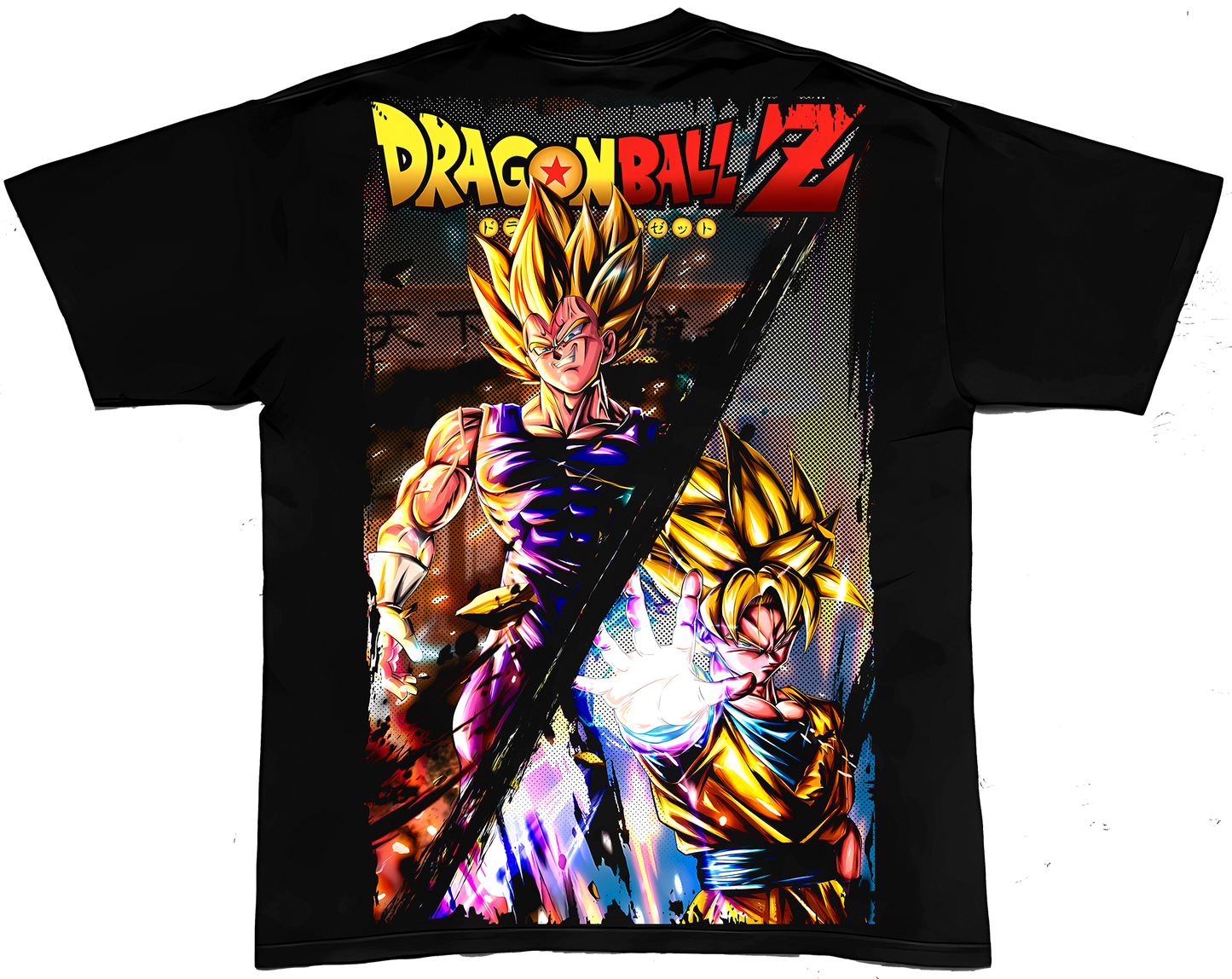 OVERSIZE MAJIN VEGETA VS GOKU