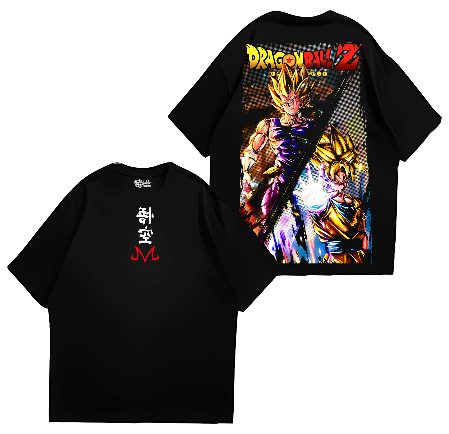 OVERSIZE MAJIN VEGETA VS GOKU