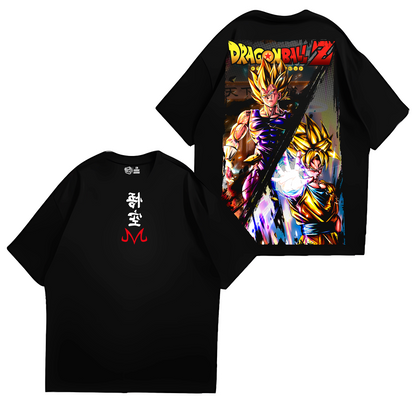 OVERSIZE MAJIN VEGETA VS GOKU