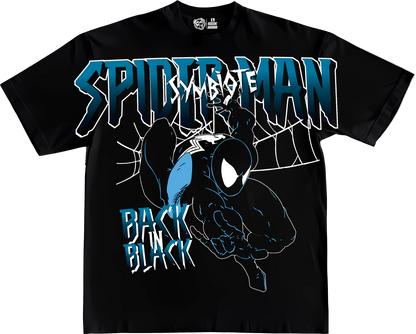 OVERSIZE SPIDERMAN BACK IN BLACK